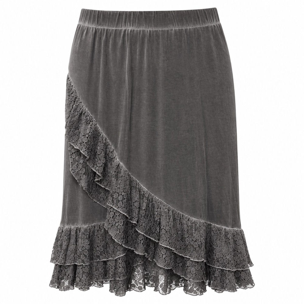 Fairy Grunge Lace Midi Skirt Women Size Small Whimsigoth Lagelook Dark Romantic